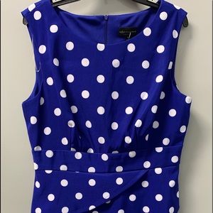 Connected Apparel polka dot dress Sz 16 NWT
